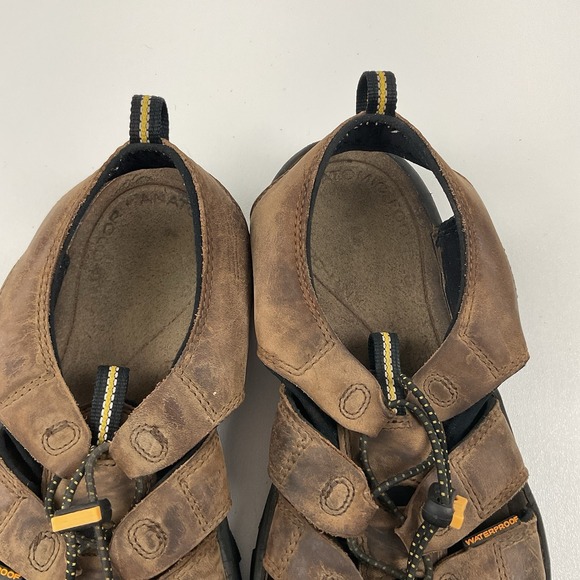 Keen Newport Hiking Sandals Men's 11.5 Waterproof Leather Brown Black Outdoor - Picture 10 of 10